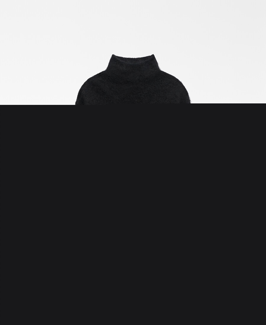 maglione donna in maglia garzata