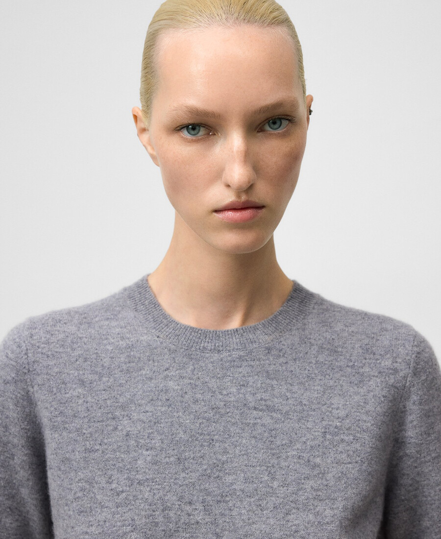 maglione donna in lana a manica corta