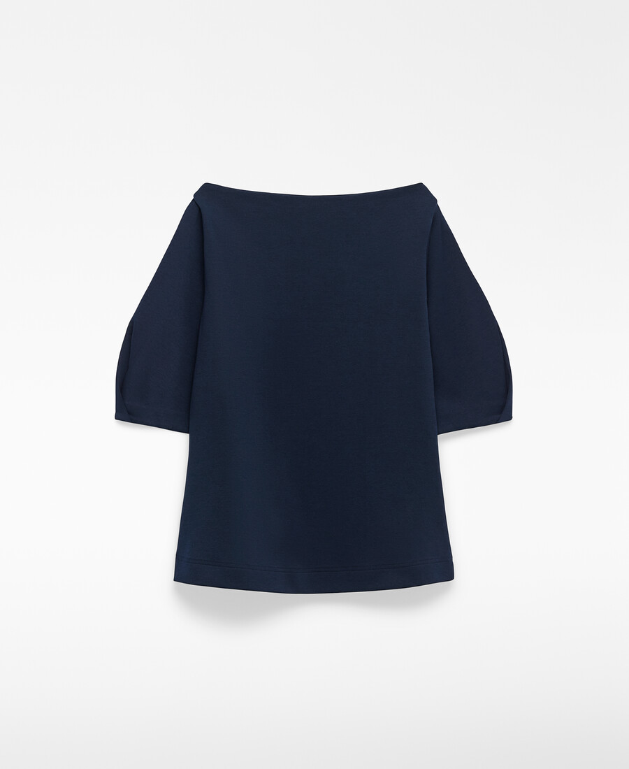 top donna con scollo a barca