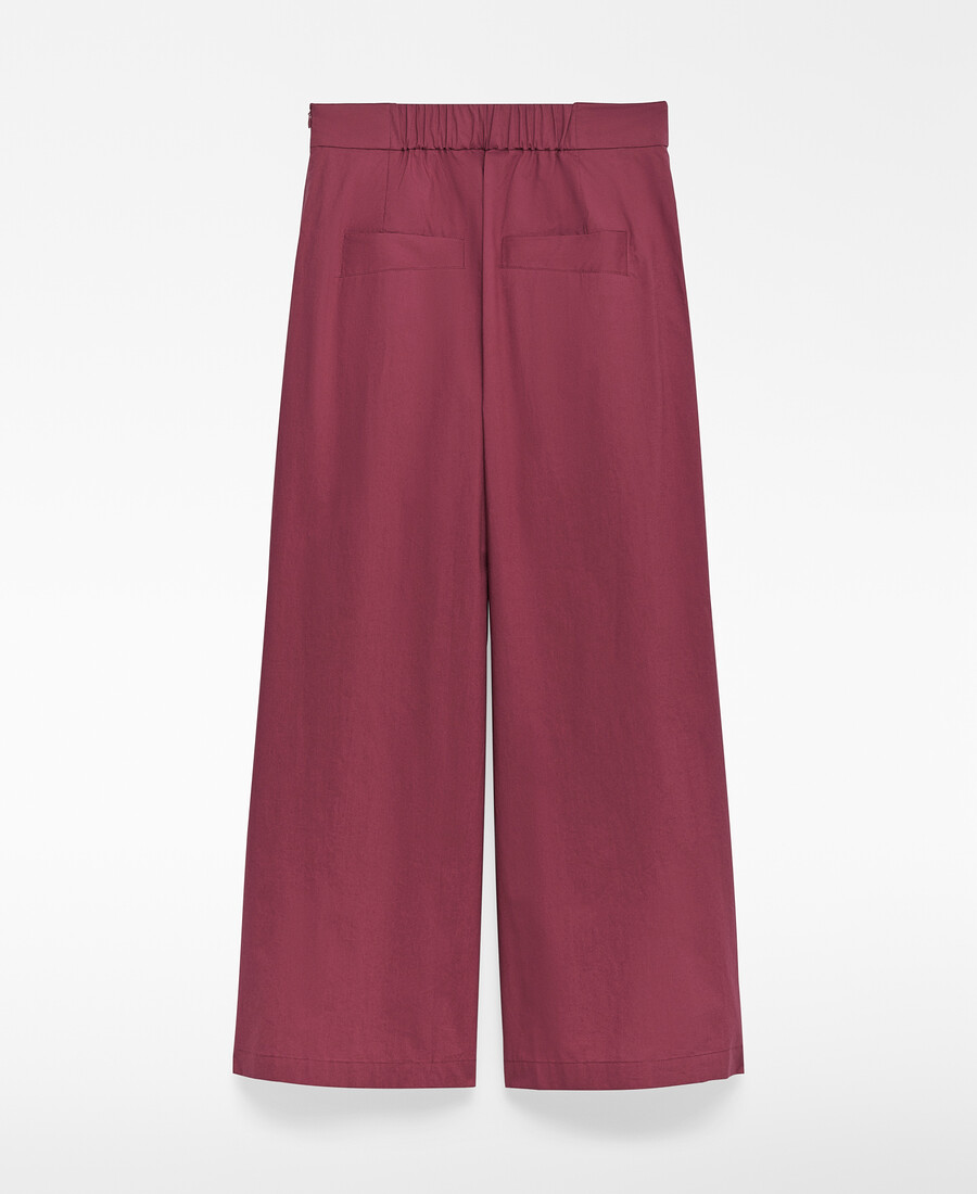 pantaloni avvolgenti in cotone da donna