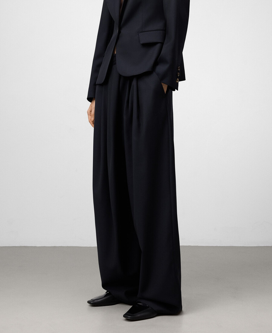 pantaloni avvolgenti sartoriali da donna