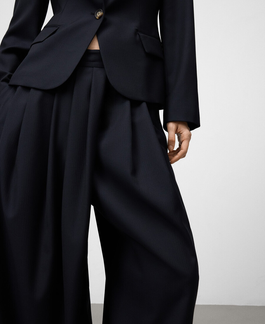 pantaloni avvolgenti sartoriali da donna