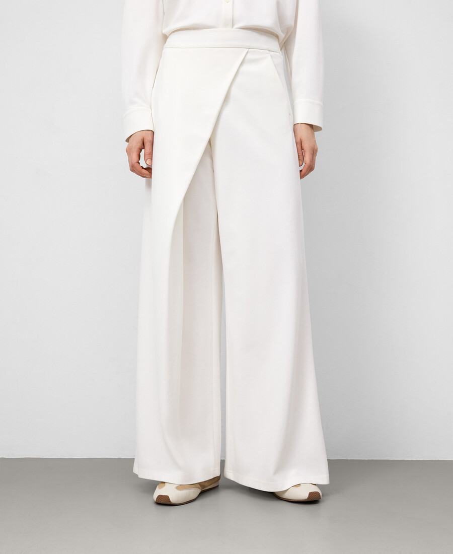 pantaloni in maglia avvolgenti da donna