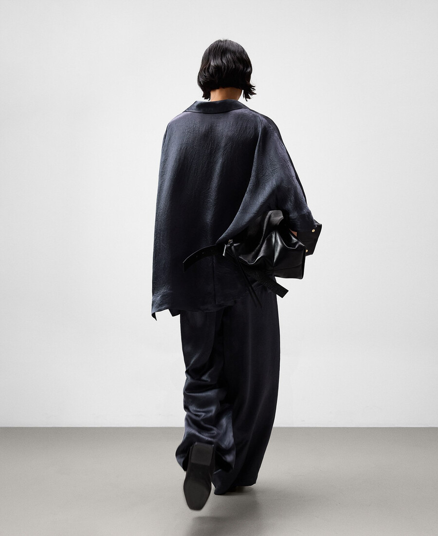 pantaloni pigiama in raso da donna