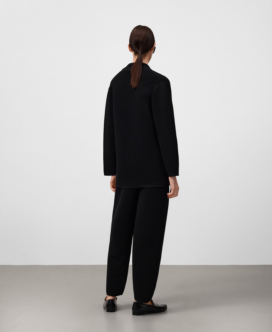 pantaloni strutturati a canna da donna