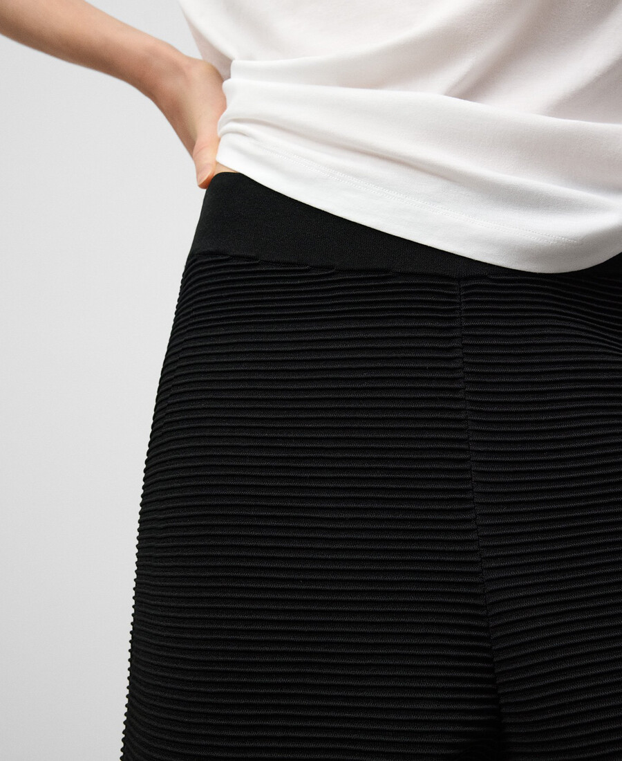 pantaloni strutturati a canna da donna