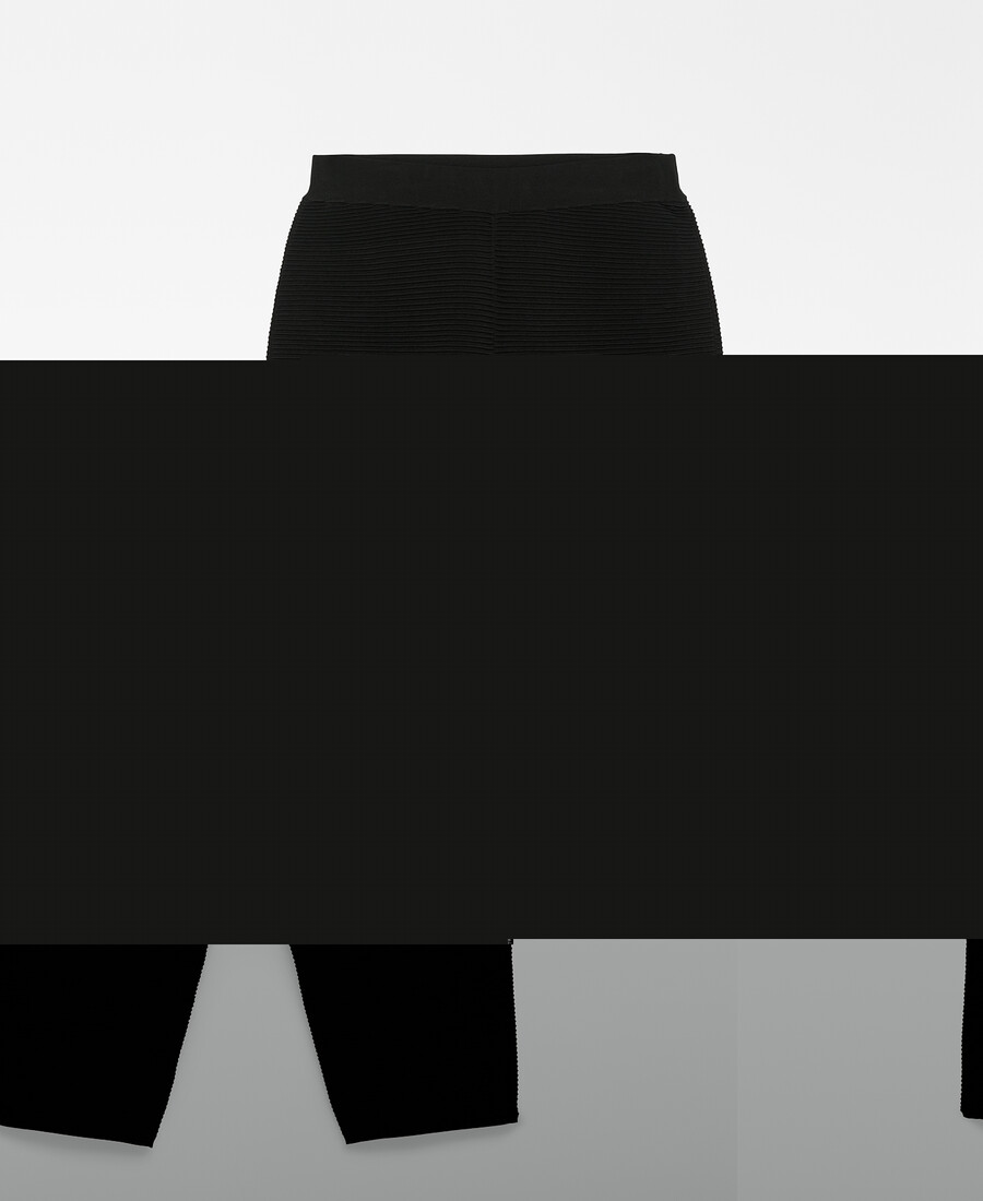 pantaloni strutturati a canna da donna