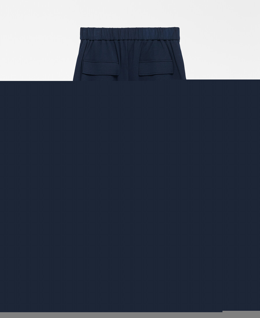 pantaloni jogger con gamba arrotondata da donna