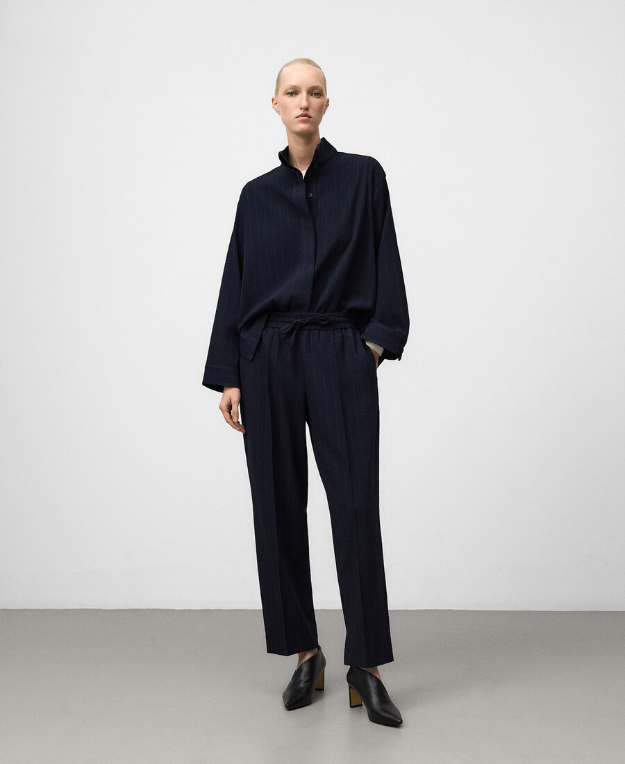 pantaloni jogger a righe da donna