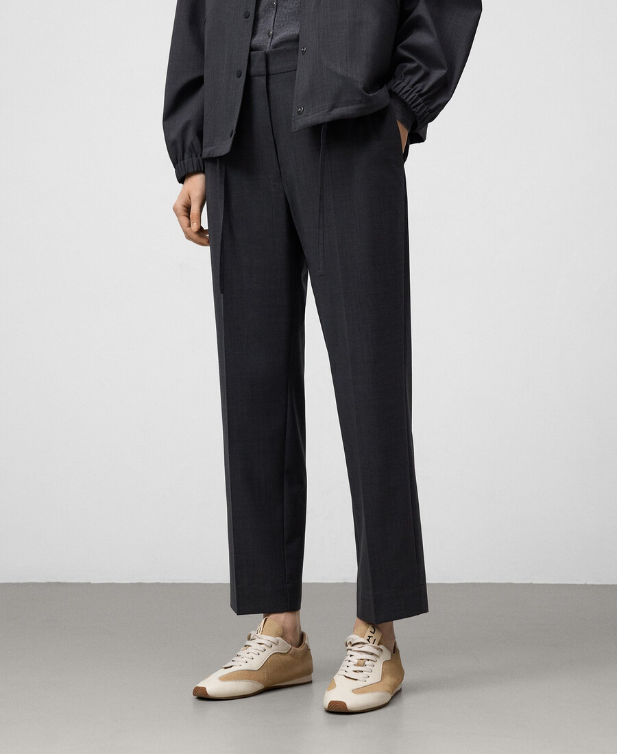 pantaloni dritti alla caviglia da donna