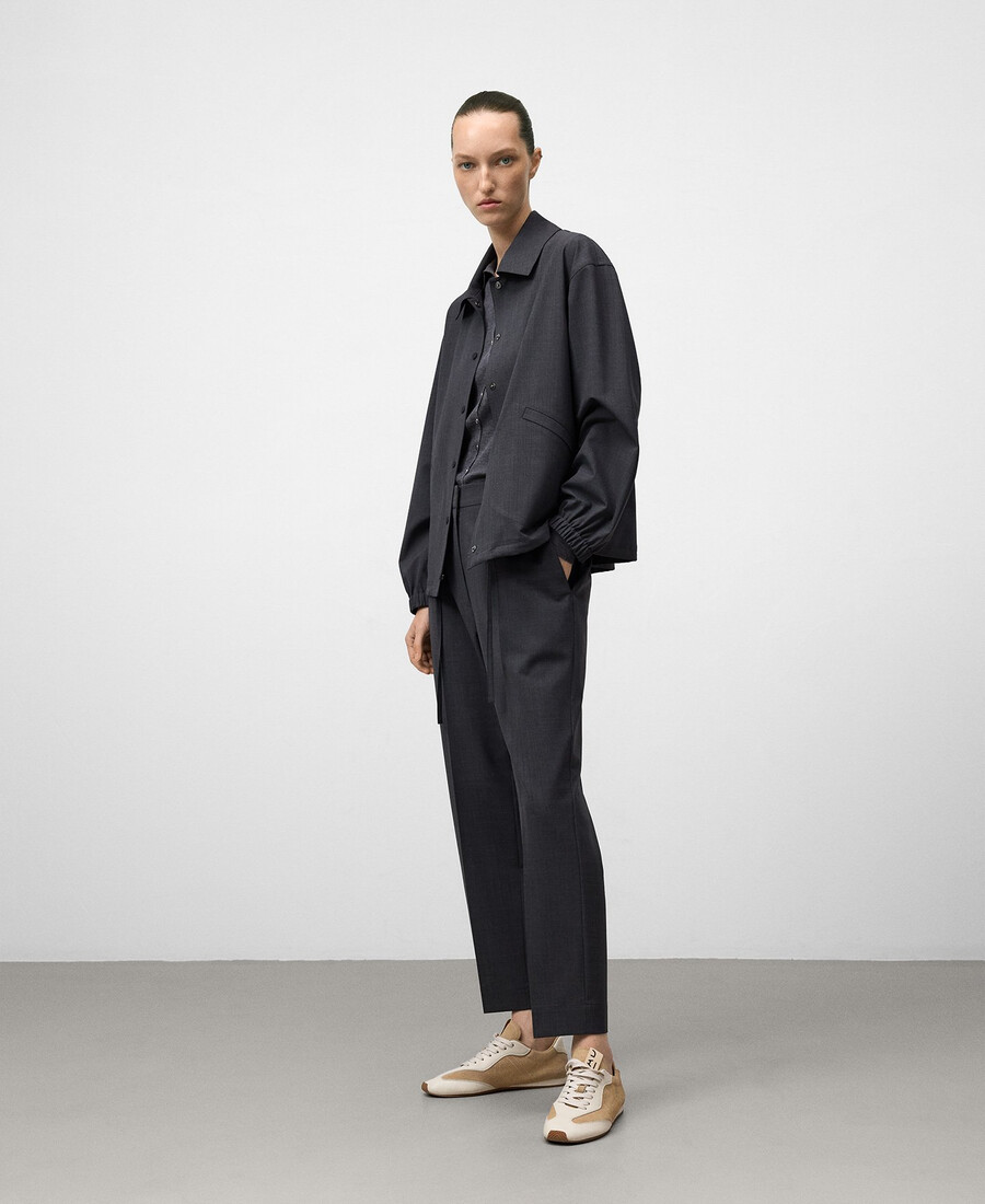 pantaloni dritti alla caviglia da donna