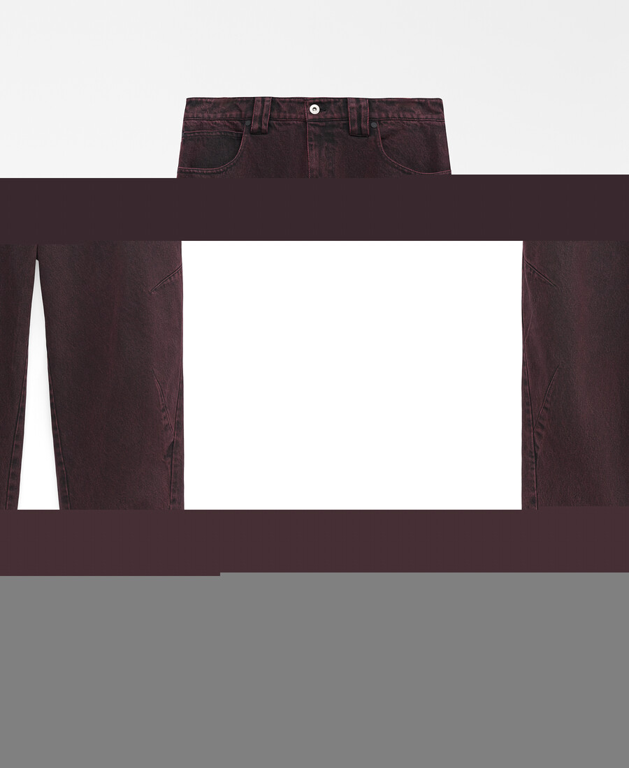 pantaloni da donna in denim lavato alla caviglia
