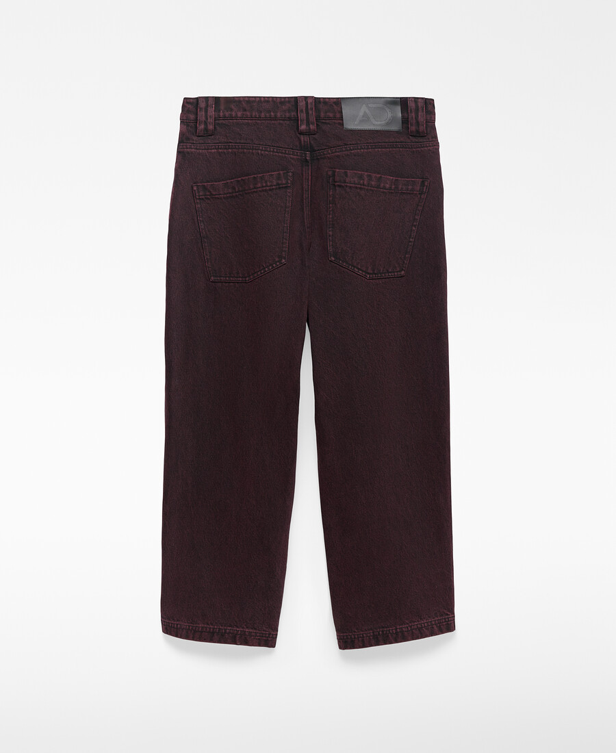 pantaloni da donna in denim lavato alla caviglia