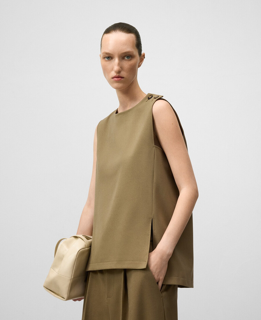 gilet dritto su misura da donna