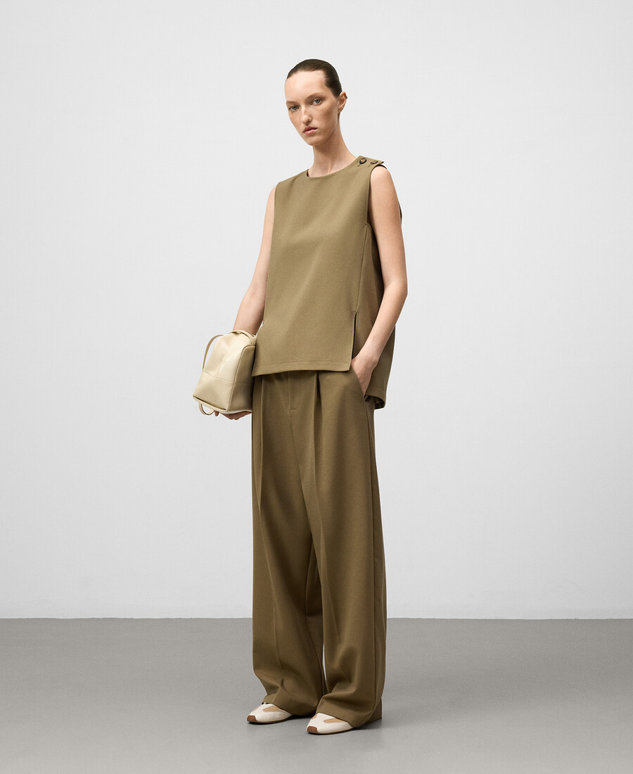 gilet dritto su misura da donna
