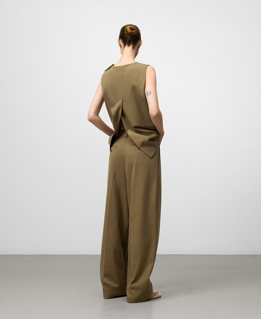 gilet dritto su misura da donna