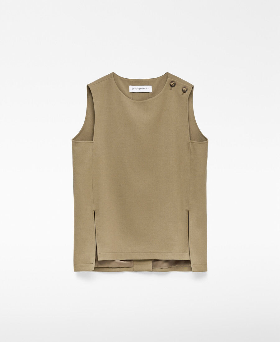 gilet dritto su misura da donna