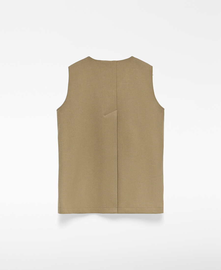 gilet dritto su misura da donna