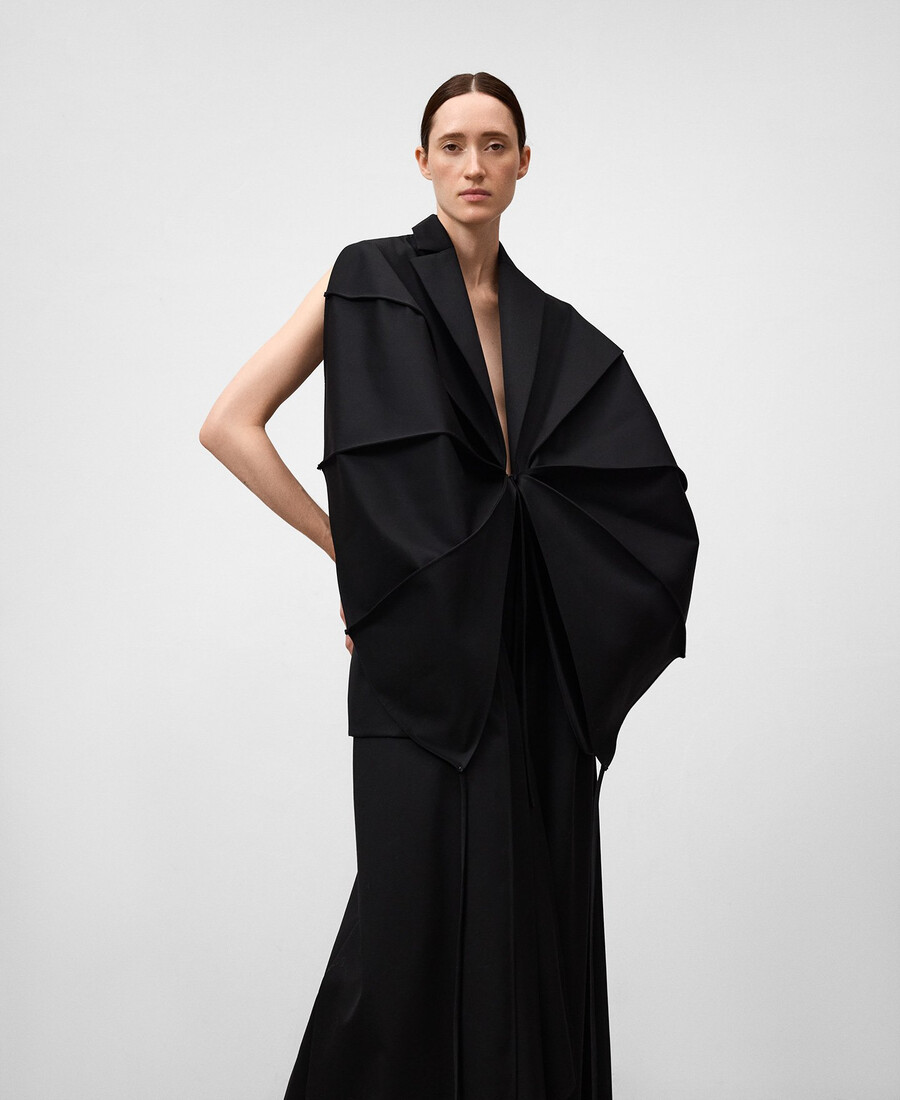 gilet sartoriale convertibile donna