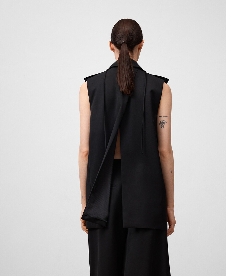 gilet sartoriale convertibile donna