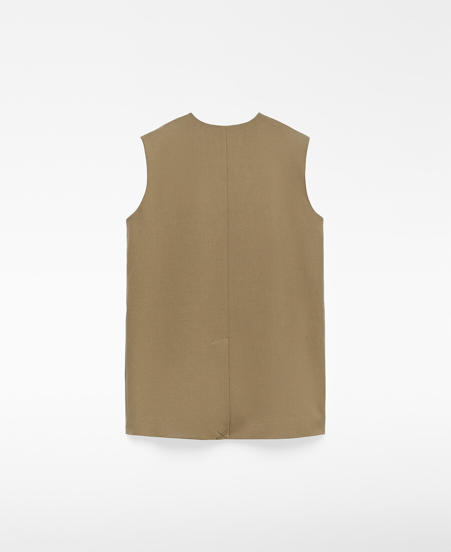 gilet incrociato davanti donna