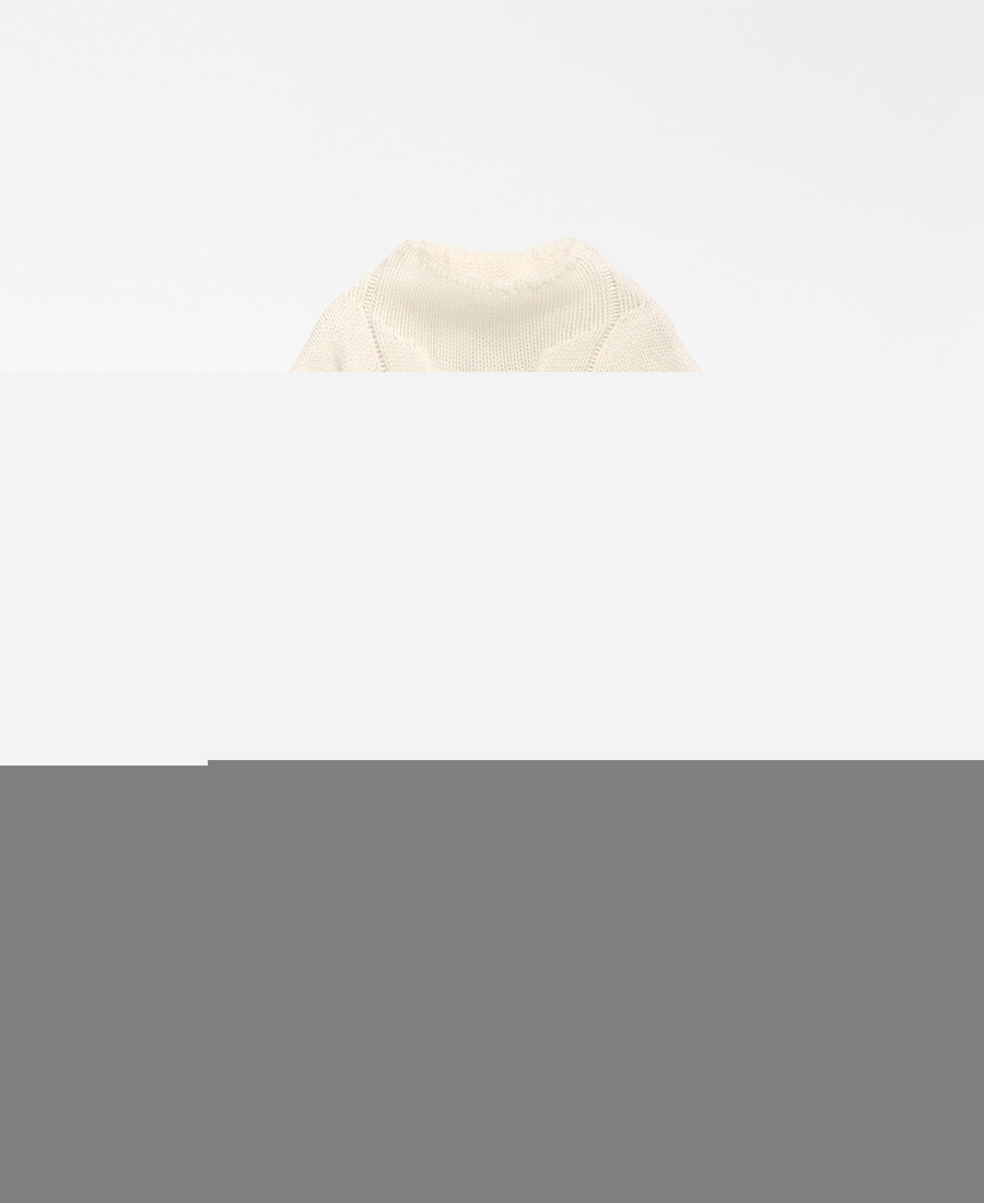 gilet da donna in maglia di lana a trecce