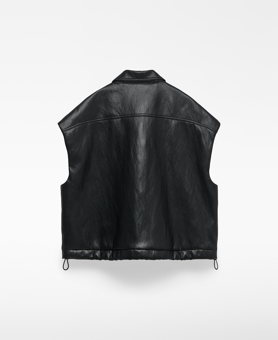 gilet in pelle e non in pelle da donna