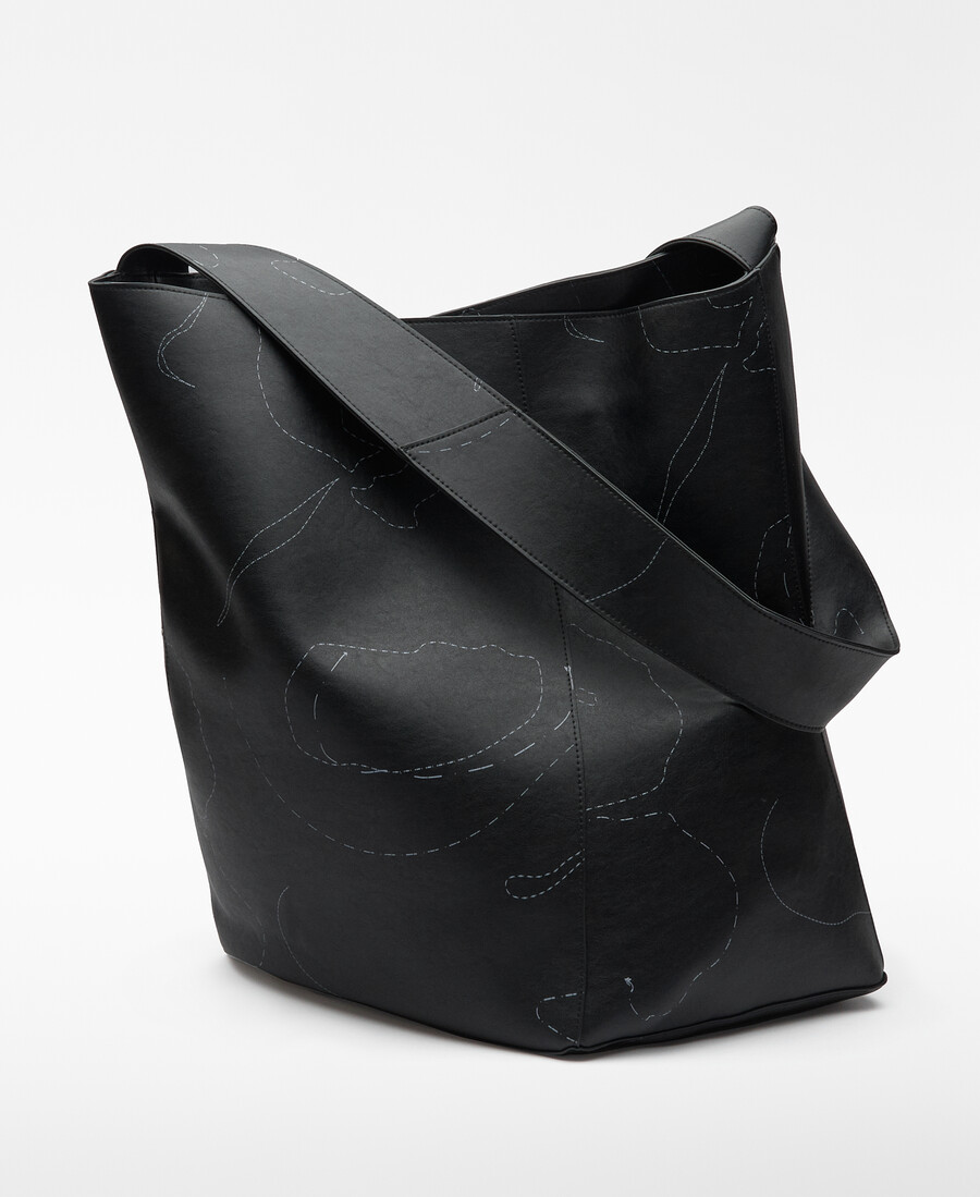 borsa shopper maxi destrutturata uomo