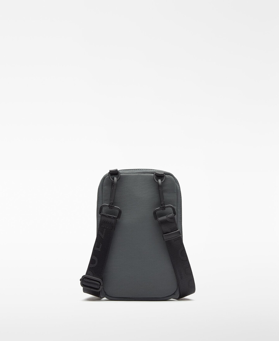 porta cellulare in nylon da uomo