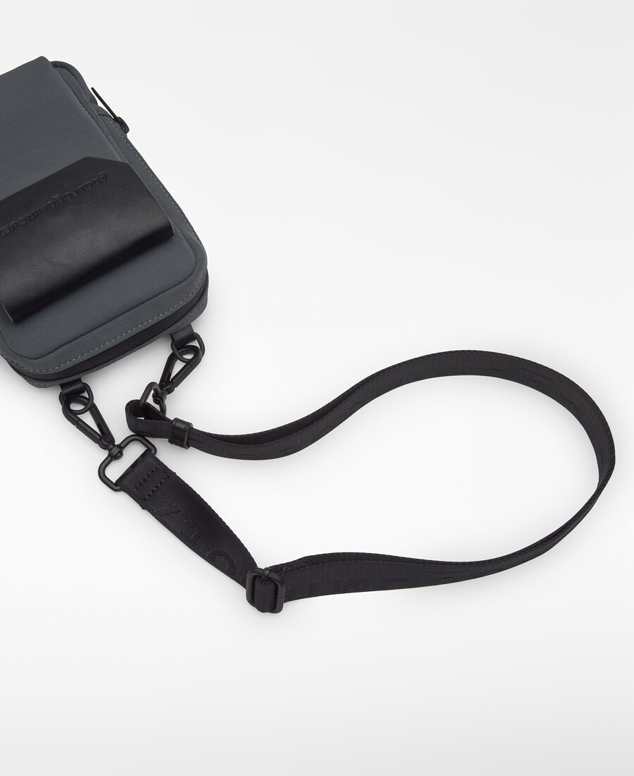 porta cellulare in nylon da uomo