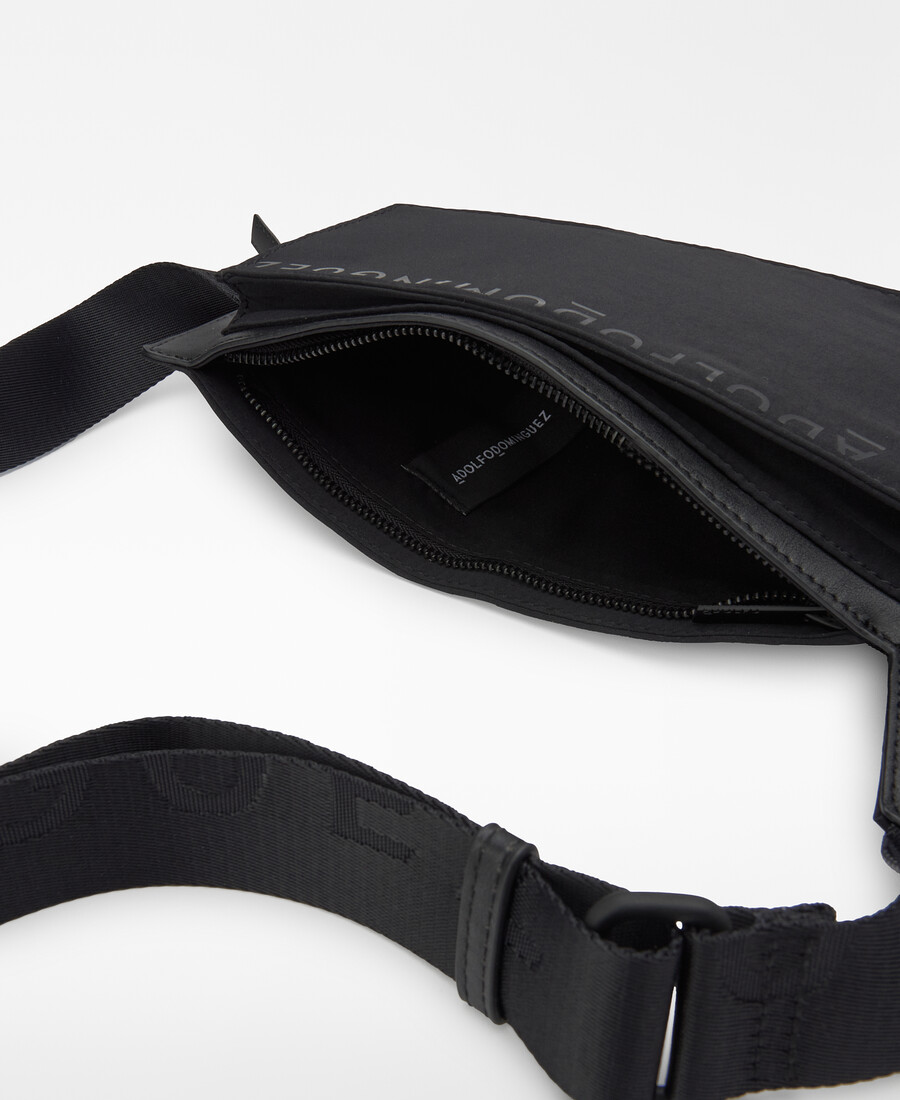 borsa a tracolla da uomo in tessuto misto