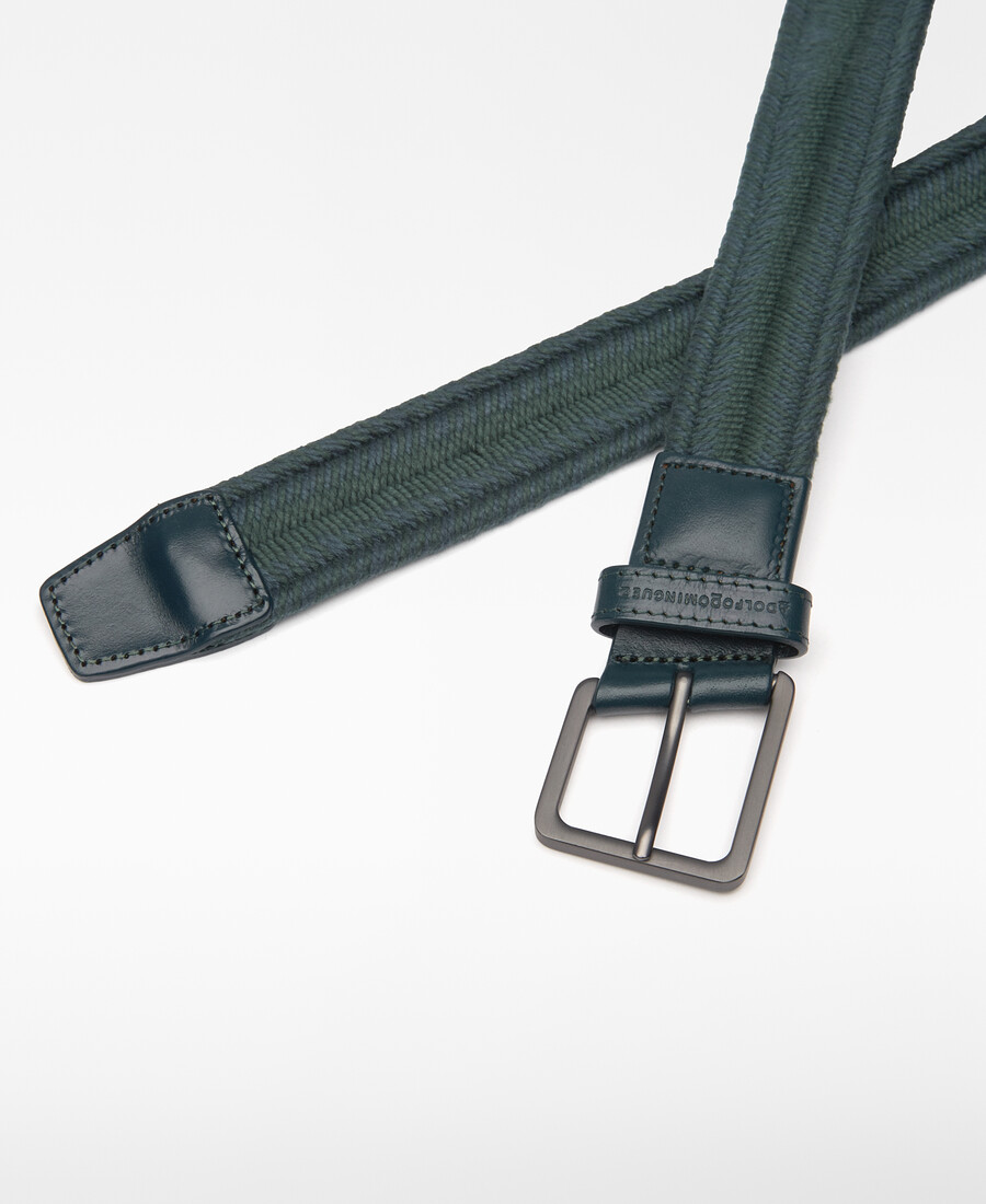 cintura in corda intrecciata da uomo