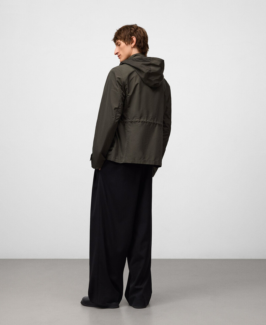giacca sahariana in nylon da uomo