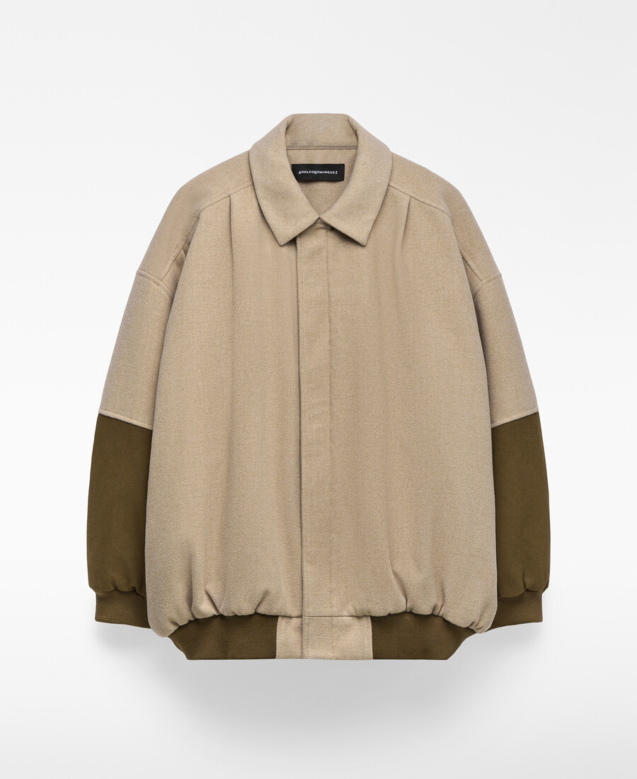 giubbotto bomber in tessuto misto uomo