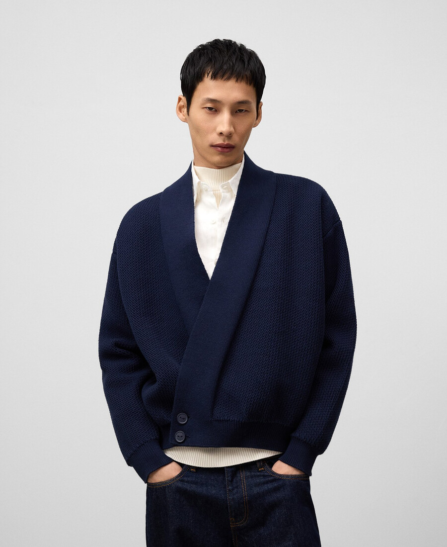 giacca oversize avvolgente da uomo