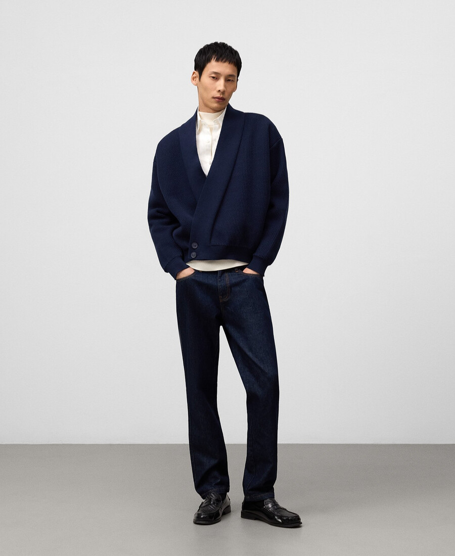 giacca oversize avvolgente da uomo