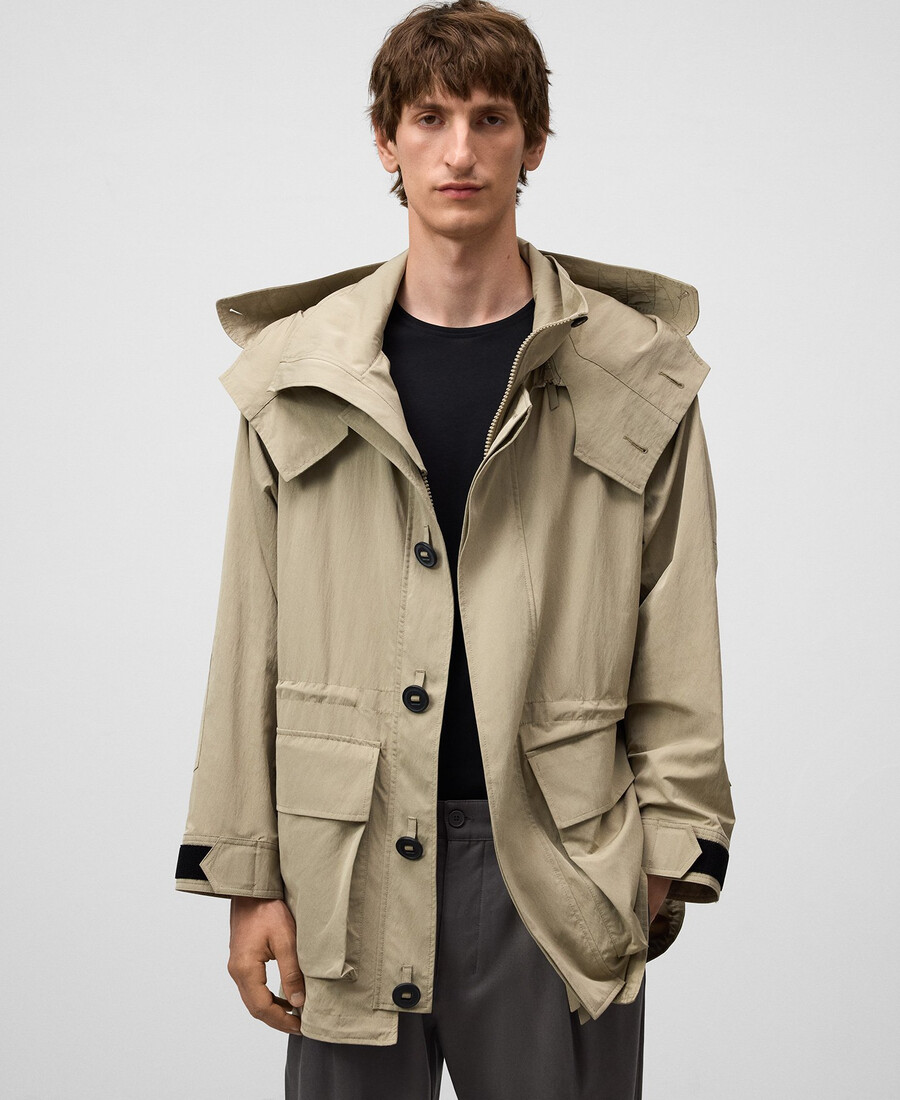 parka tecnico corto uomo