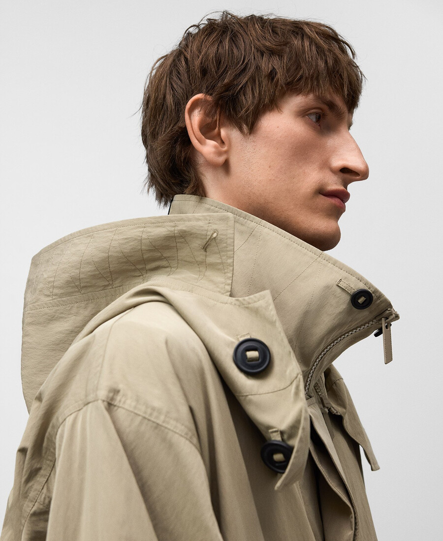 parka tecnico corto uomo