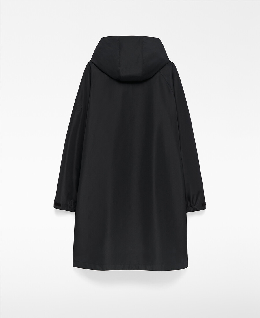 parka lungo con cappuccio da uomo