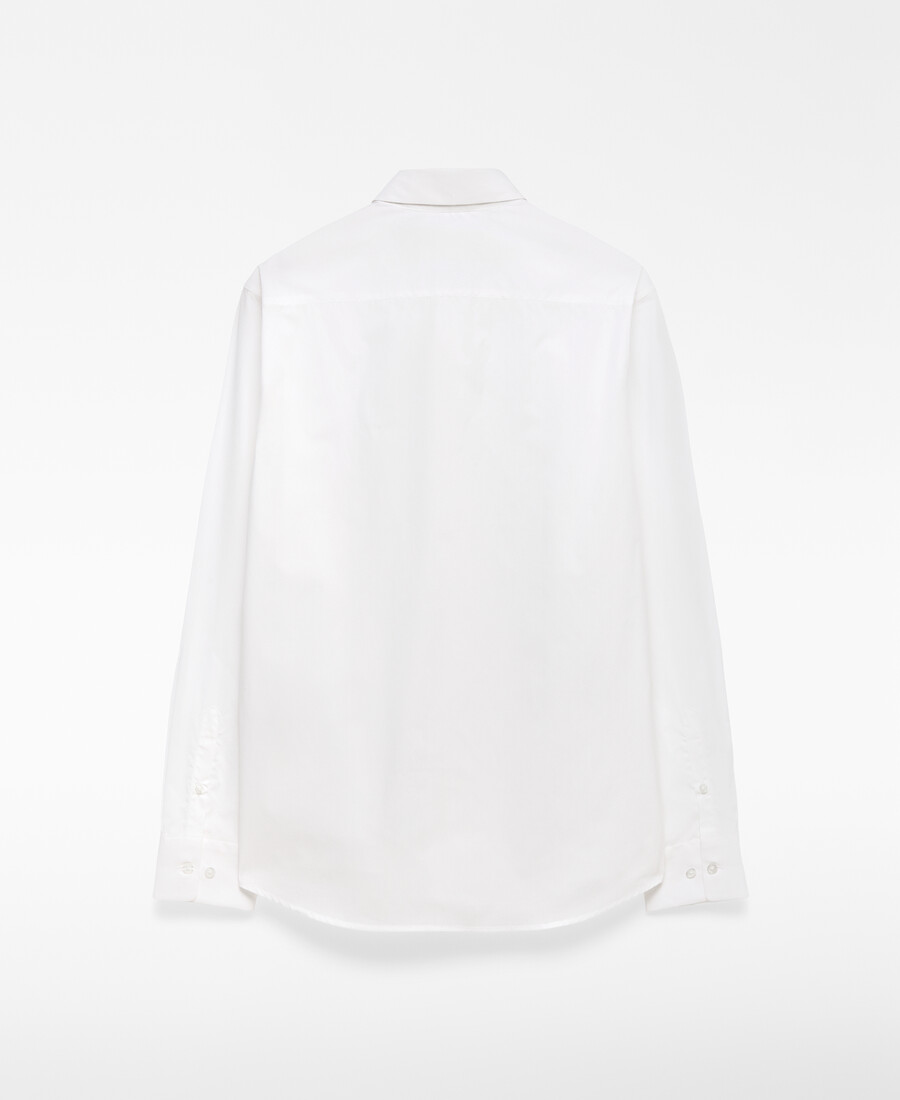 camicia da uomo con colletto alla francese vestibilità regolare
