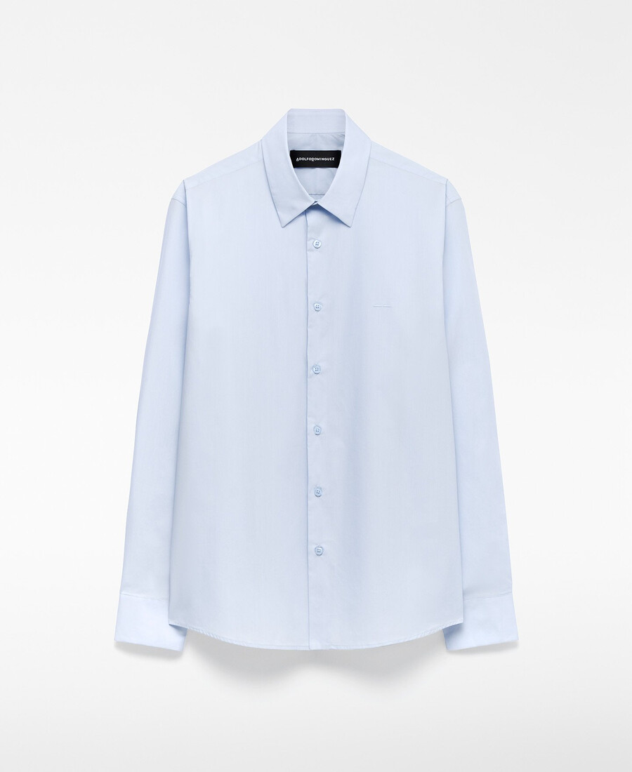 camicia da uomo con colletto alla francese vestibilità regolare
