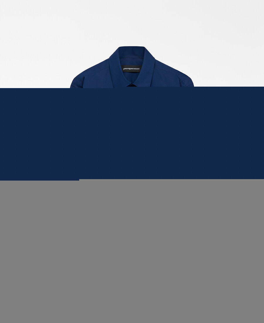camicia da uomo con colletto alla francese vestibilità regolare