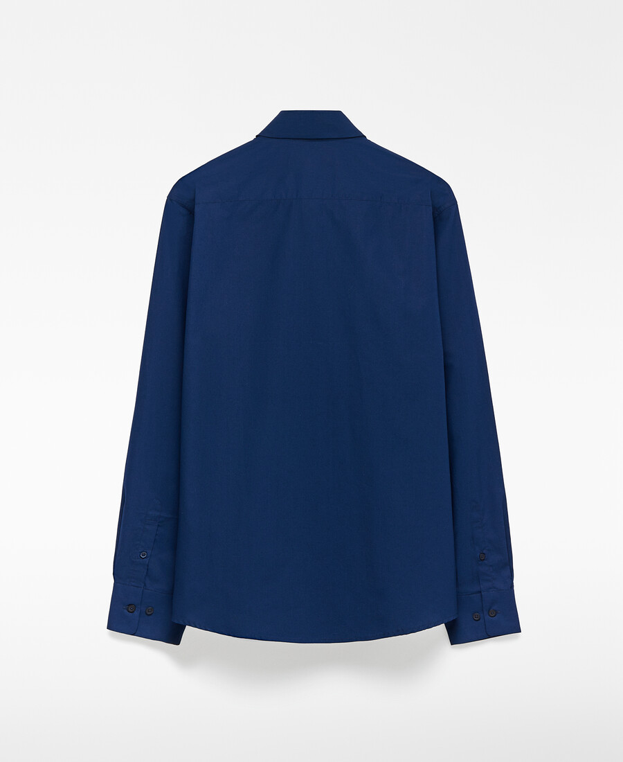 camicia da uomo con colletto alla francese vestibilità regolare