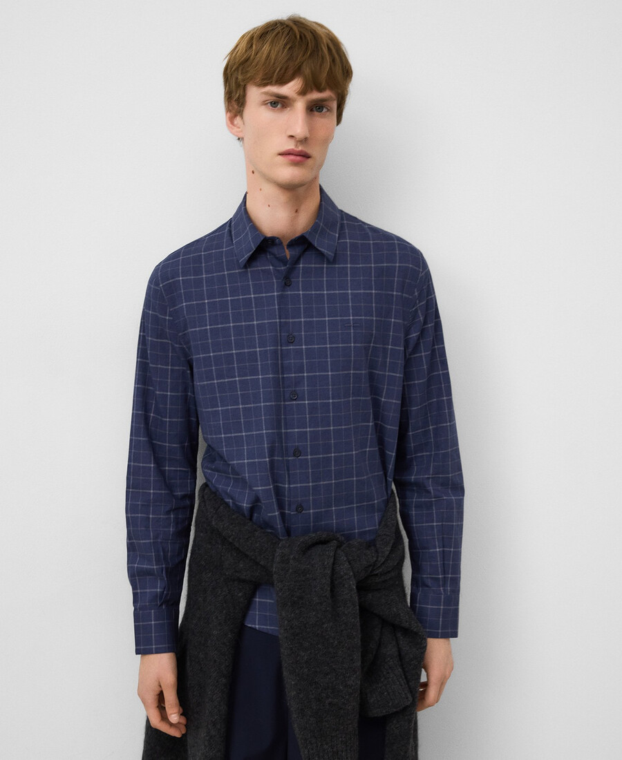 camicia a quadri regular fit da uomo