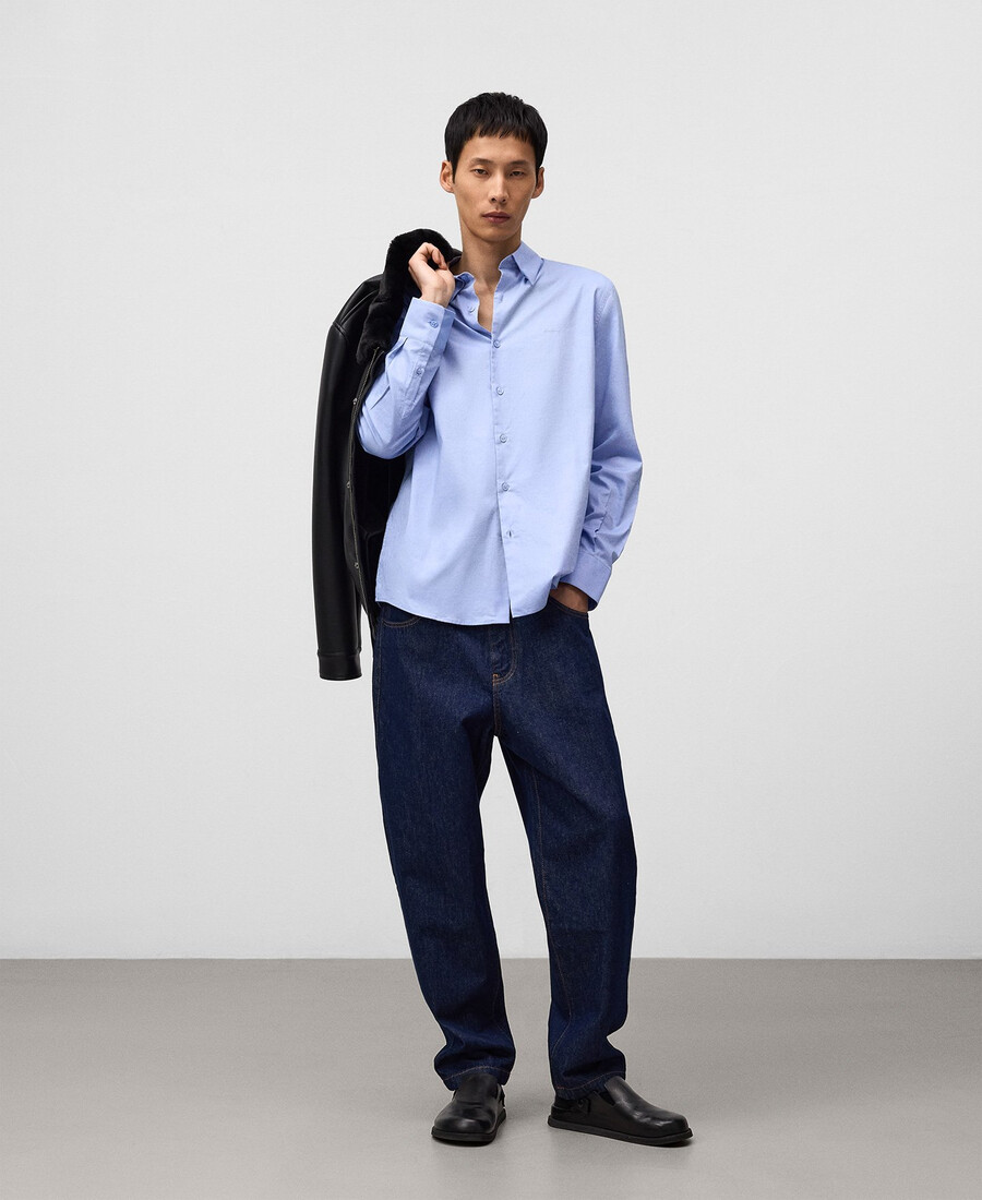 camicia uomo pinpoint oxford vestibilità regolare