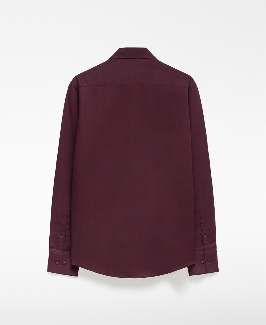 camicia da uomo in cotone biologico con collo alla francese