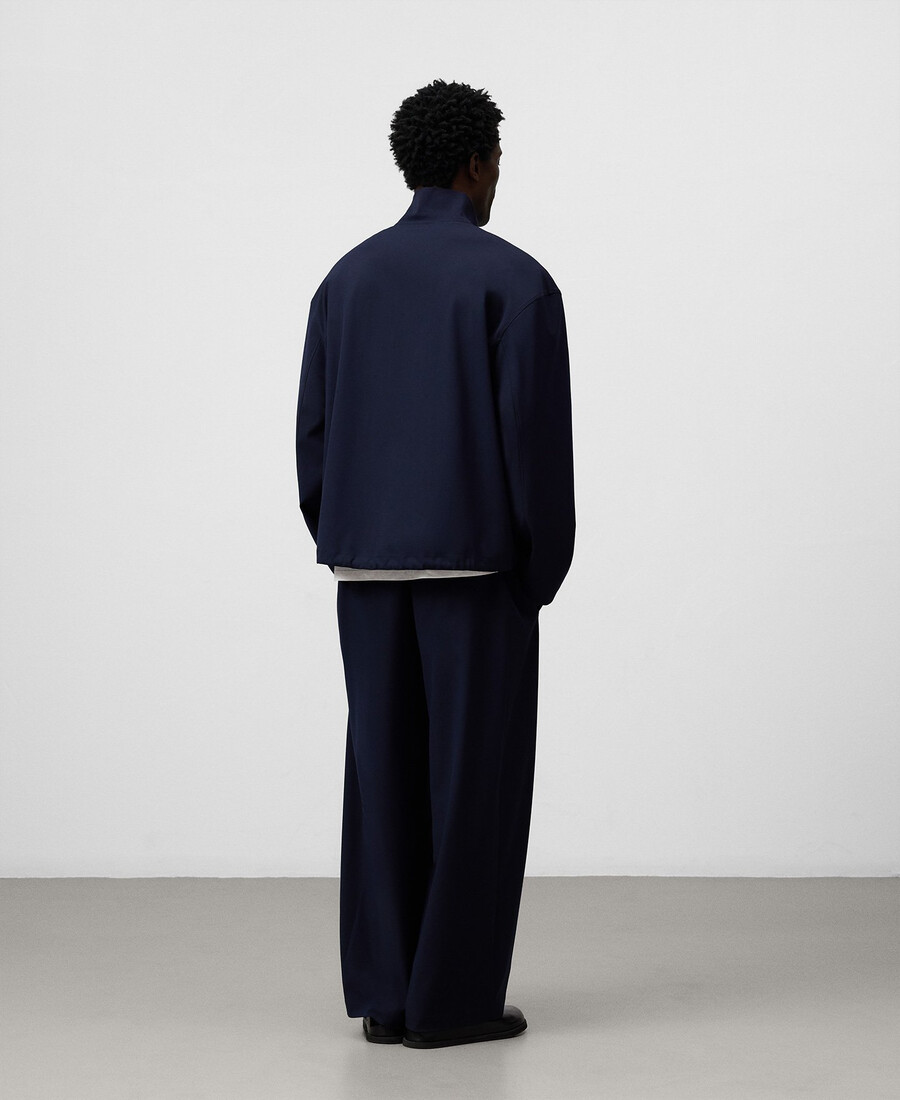camicia da uomo con zip vestibilità comoda