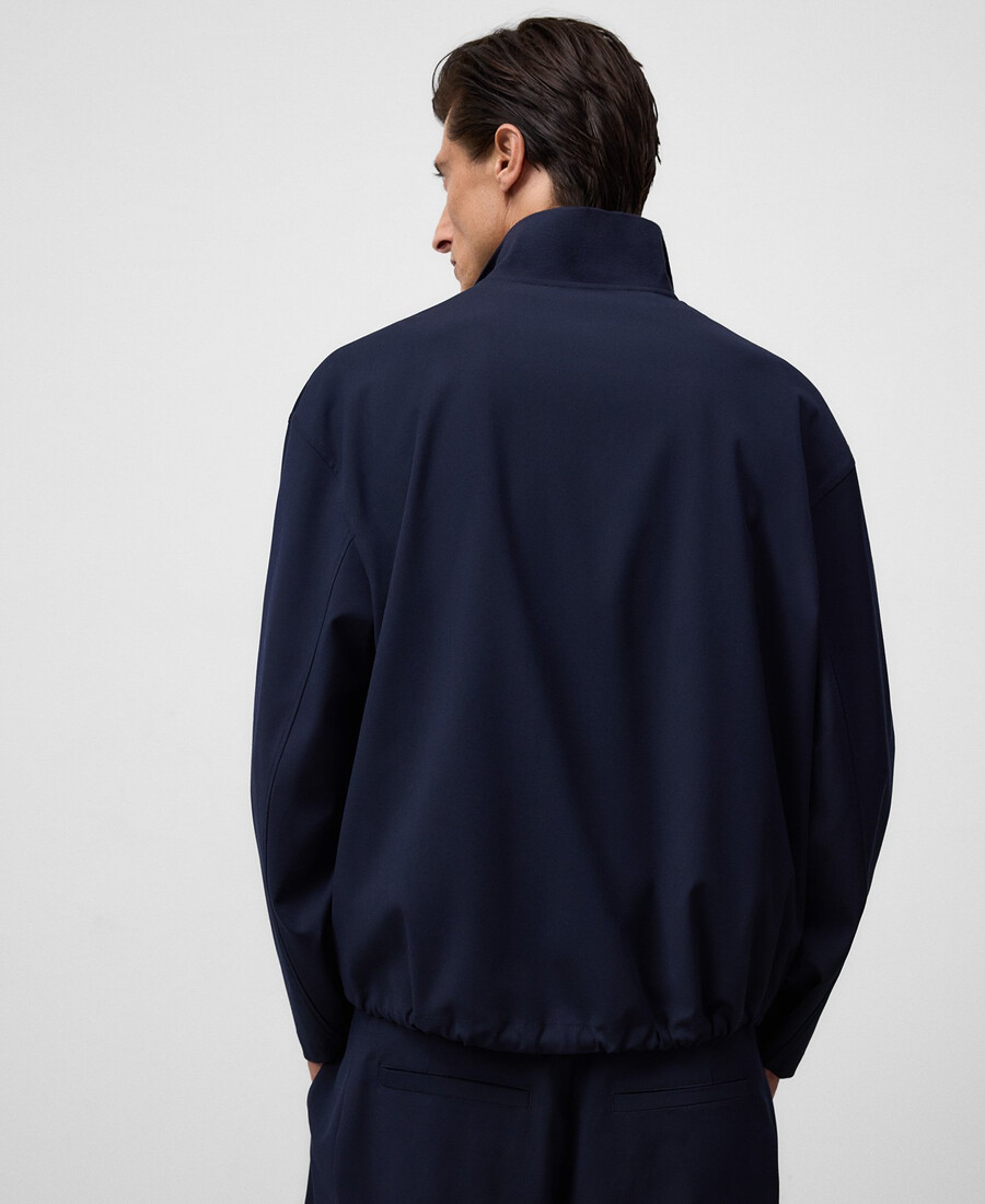 camicia da uomo con zip vestibilità comoda