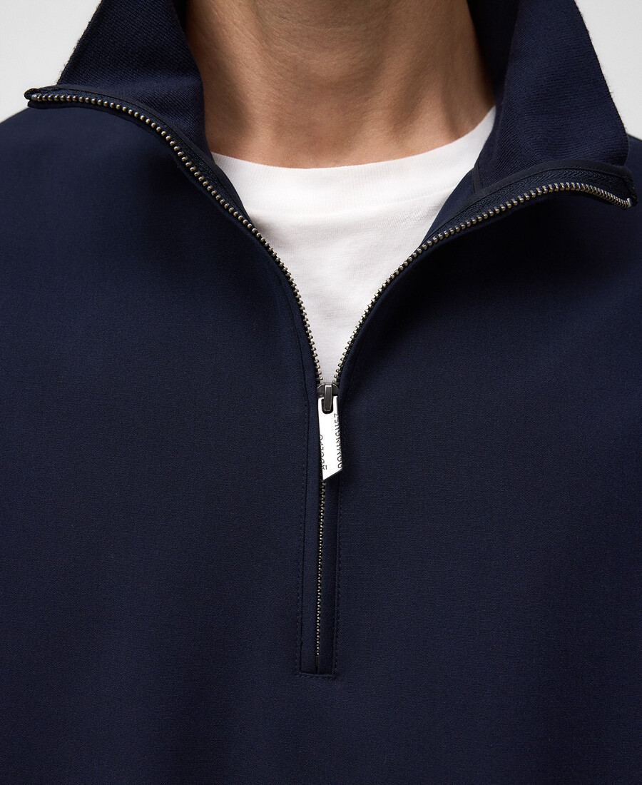 camicia da uomo con zip vestibilità comoda