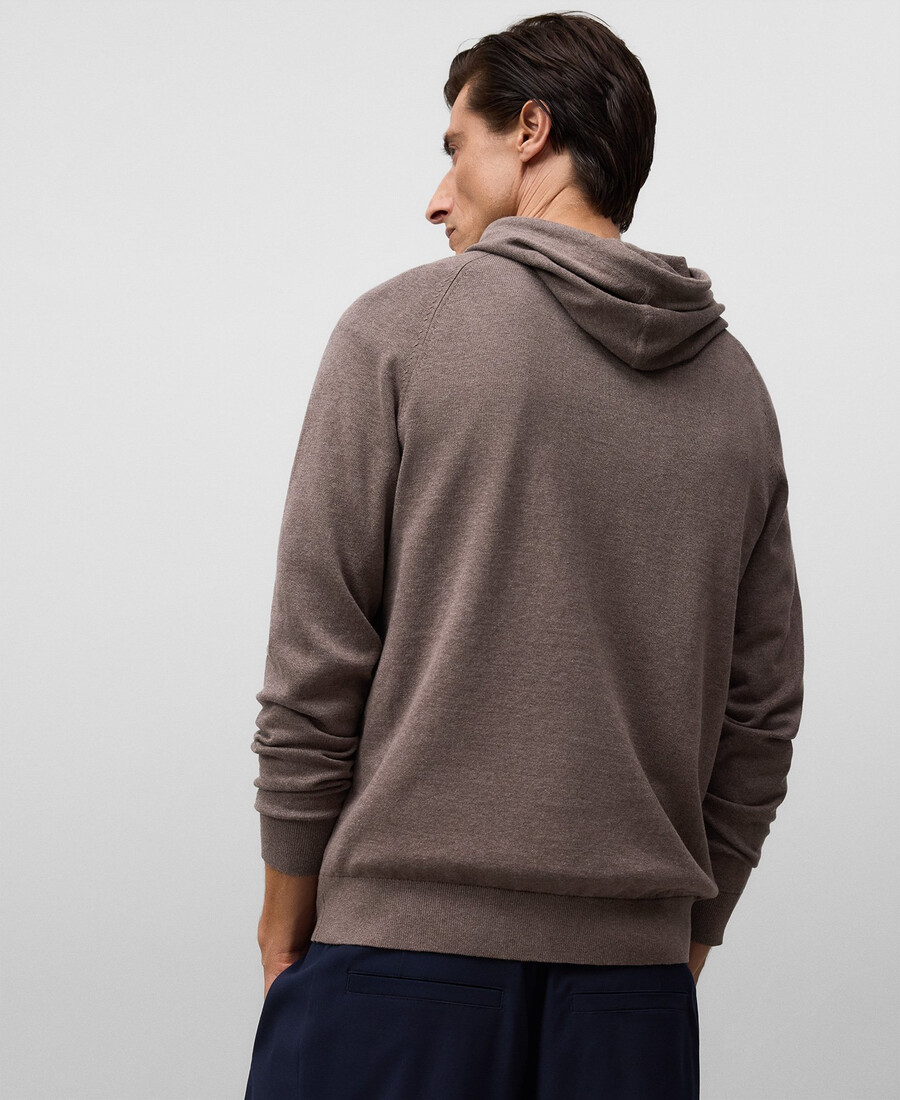 felpa da uomo in maglia di cotone biologico